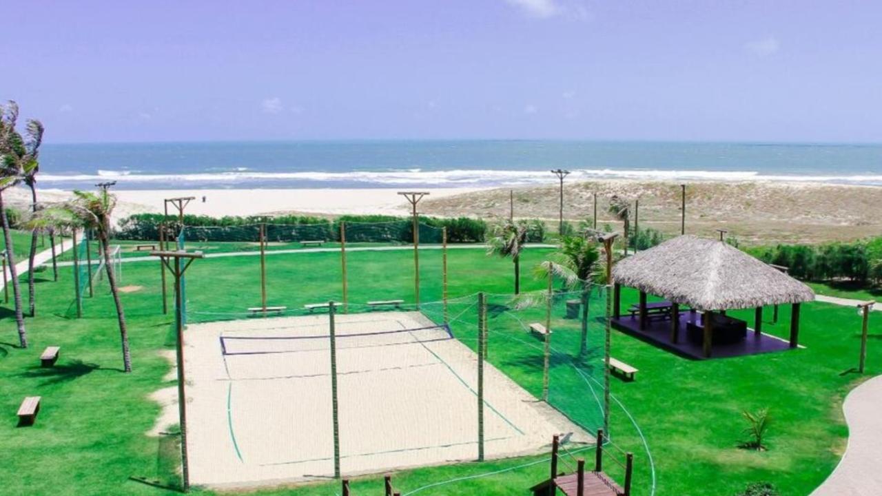 Beach Living - Porto Das Dunas - Ap Terreo 300M Beach Park Pe Na Areia 알퀴라즈 외부 사진
