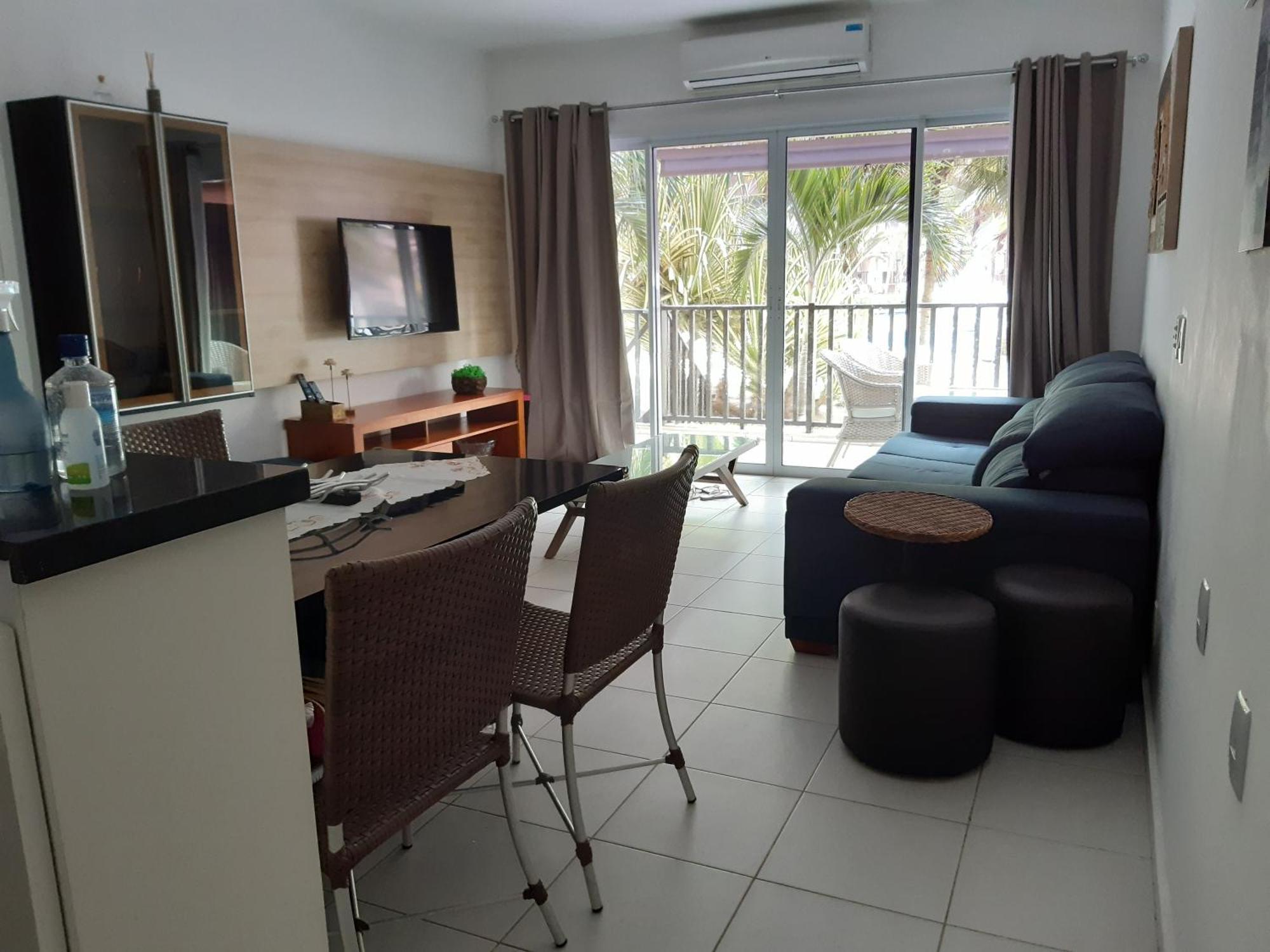 Beach Living - Porto Das Dunas - Ap Terreo 300M Beach Park Pe Na Areia 알퀴라즈 객실 사진